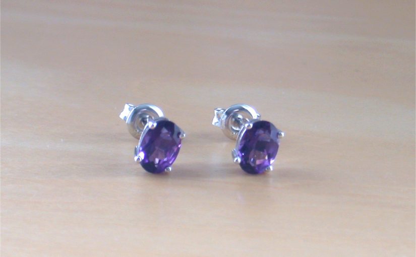 amethyst earrings