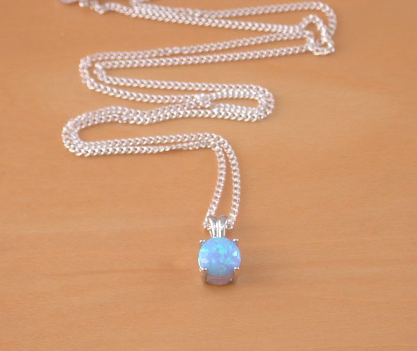 blue opal necklace uk