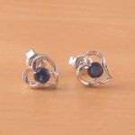 sapphire stud earrings