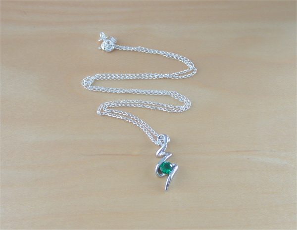 silver emerald jewellery