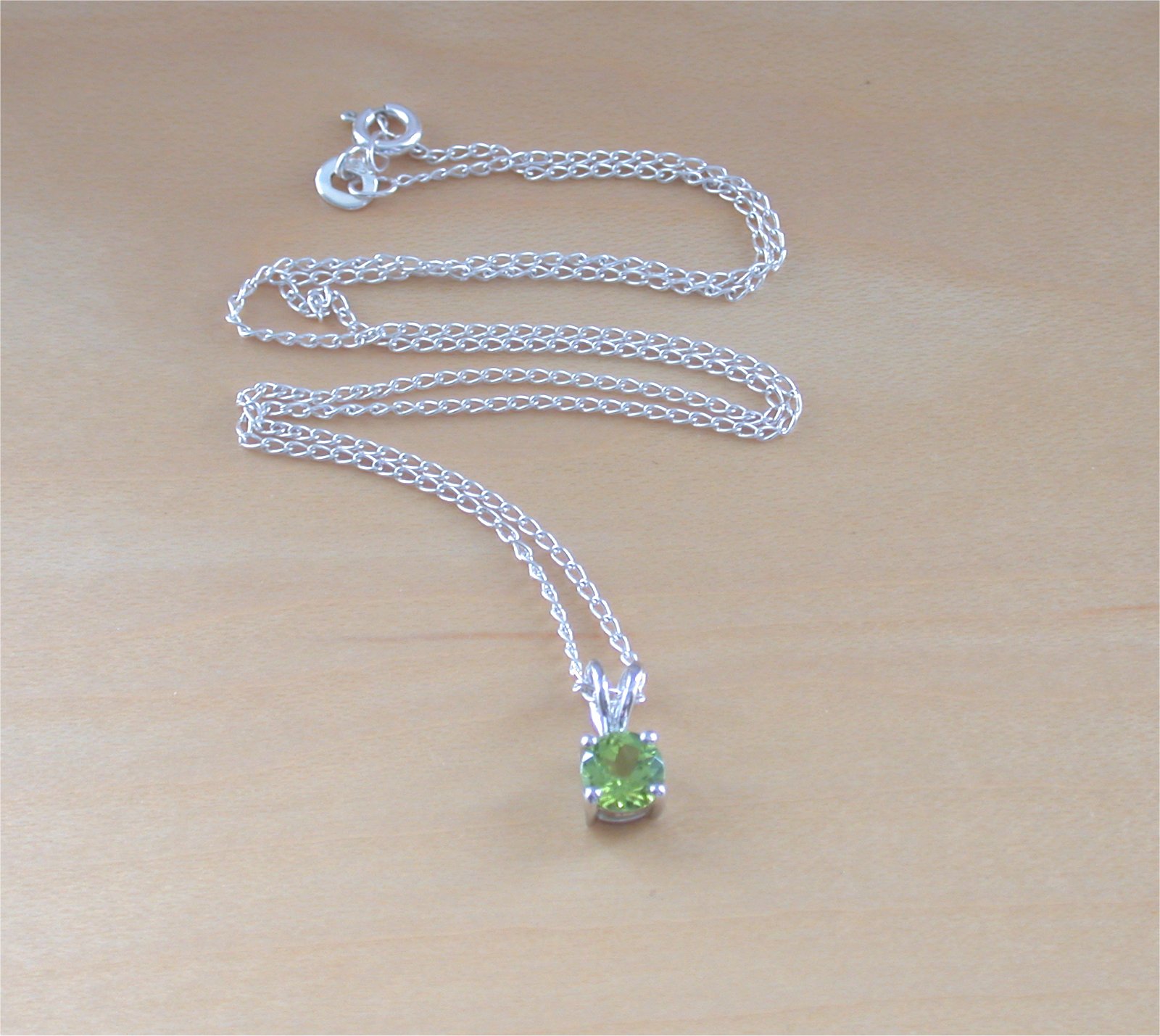 Sterling Silver Peridot Necklace & Earrings | Peridot Jewellery | UK