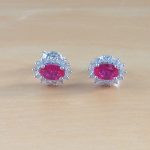 ruby earrings