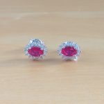 ruby earrings