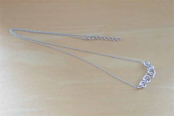 silver jump ring necklace