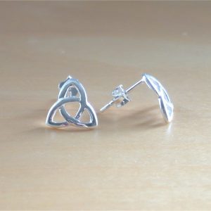 silver celtic earrings