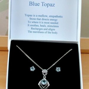 blue topaz earrings uk