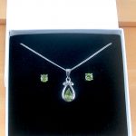 sterling silver Celtic necklace and earrings