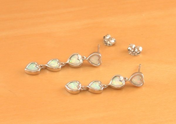 opal heart jewellery