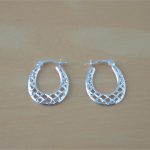 sterling silver hoop earrings