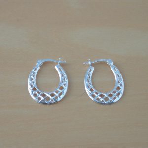 sterling silver hoop earrings