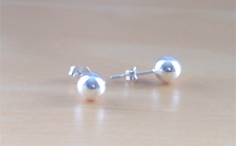 6mm stud earrings
