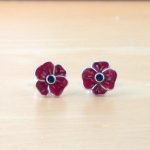 poppy earrings