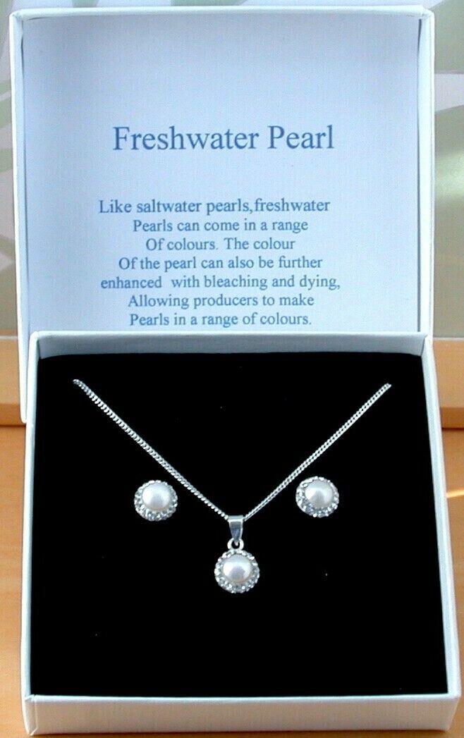 freshwater pearl cz necklace