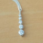 sterling silver Cz necklace uk