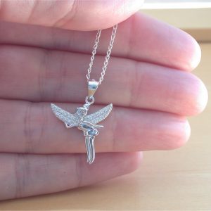 silver fairy necklace