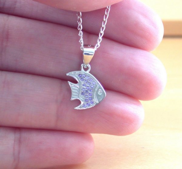 tropical fish necklace