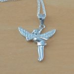 sterling silver fairy necklace