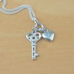 sterling silver key necklace