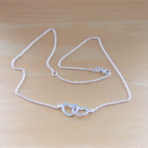 sterling silver heart necklace