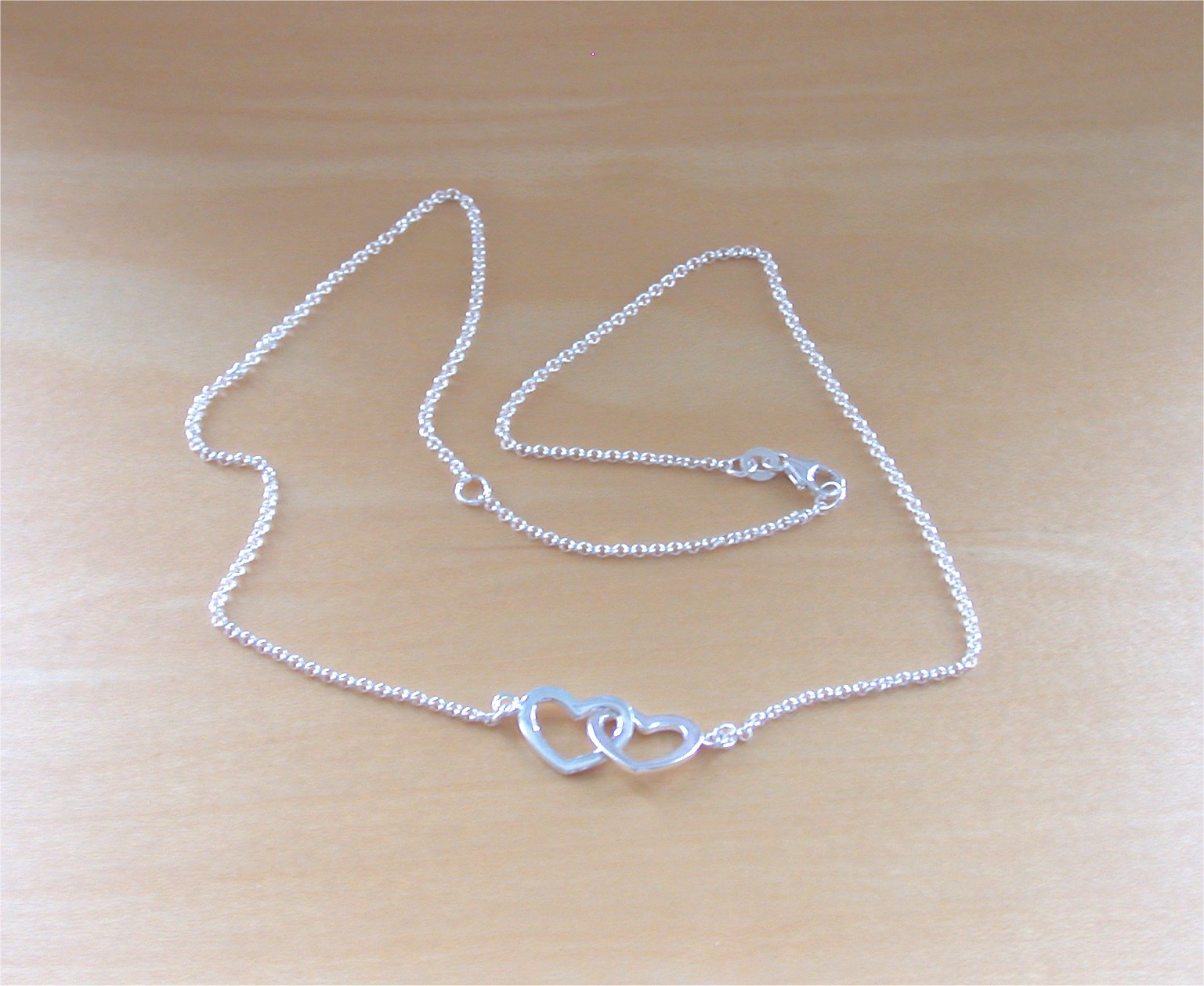 sterling silver heart necklace