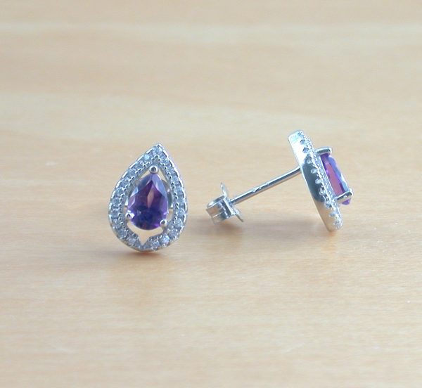 amethyst earrings uk