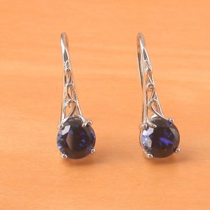 sterling silver sapphire earrings uk