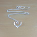 sterling silver heart necklace