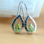sterling silver peridot earrings uk