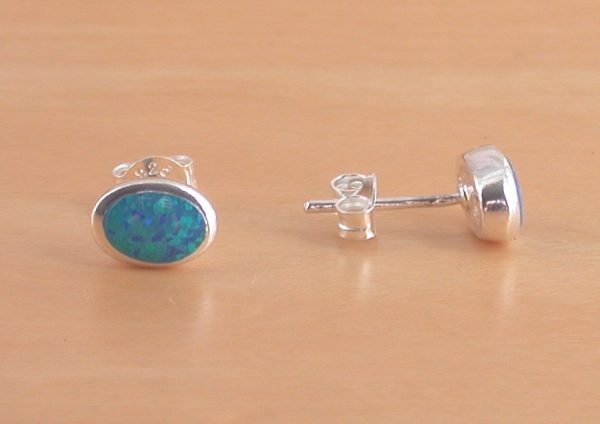 blue opal earrings uk