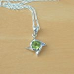 peridot star necklace