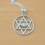 sterling silver Star of David necklace