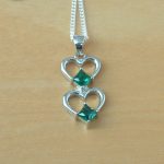 emerald heart necklace uk