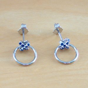 sapphire stud earrings