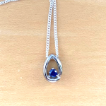 sapphire necklace uk