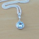 blue topaz necklace uk