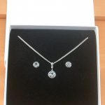 blue topaz necklace and earrings uk