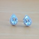 blue topaz earrings uk