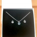 topaz necklace and earrings