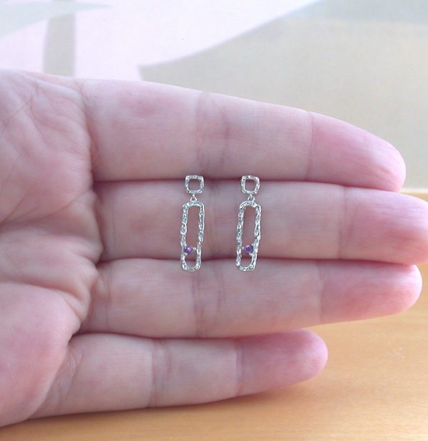 amethyst earrings