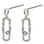 amethyst earrings