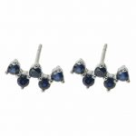 sapphire stud earrings
