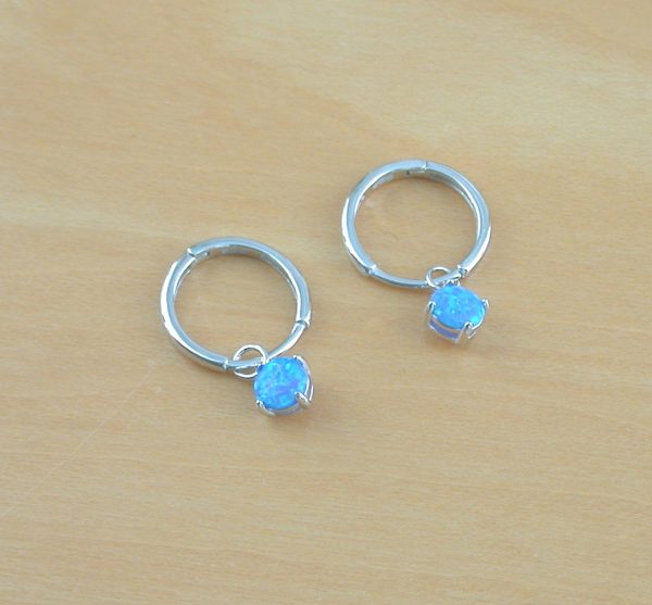 silver hoop earrings uk