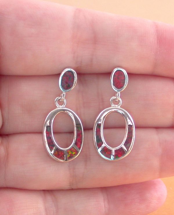 fire opal earrings uk