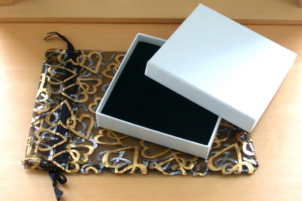 Presentation Gift Box and Organza Bag (Necklace/Earring Box)
