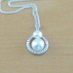 sterling silver freshwater pearl necklace