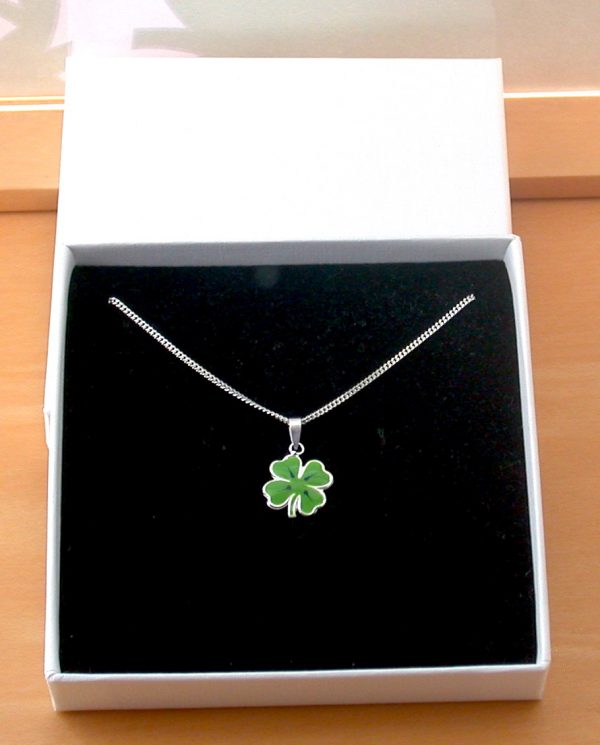 four leaf clover necklace