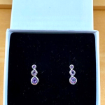 amethyst earrings uk