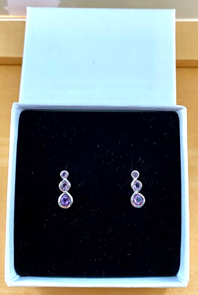 amethyst earrings uk