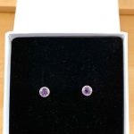 amethyst stud earrings uk