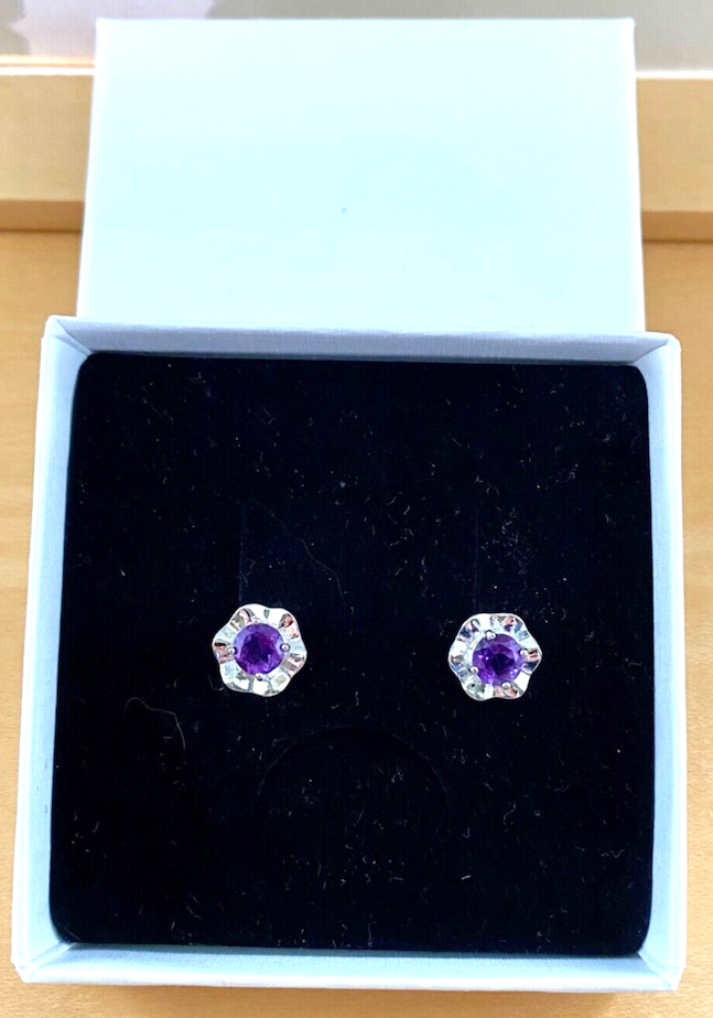 amethyst earrings uk